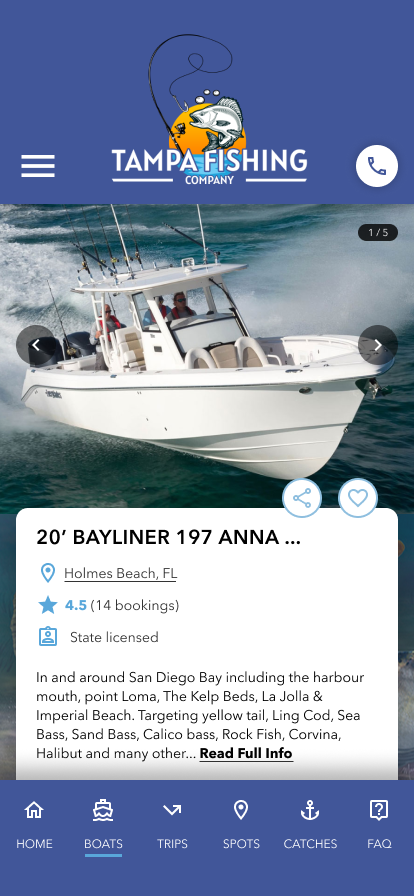 Boat Page